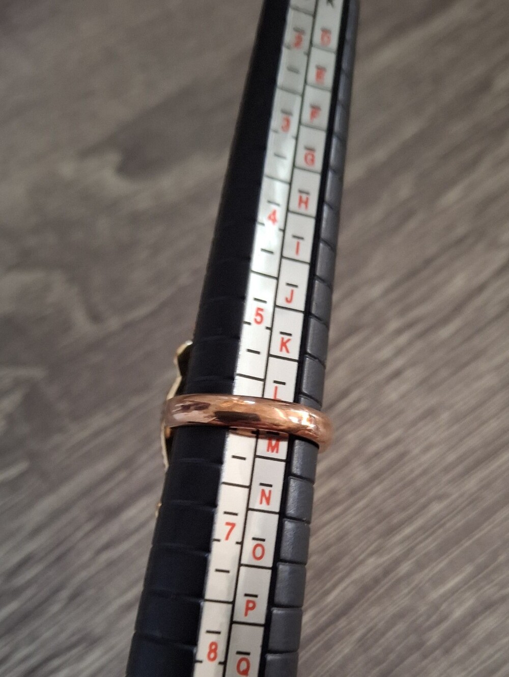 Black Onyx And Inlay Stone Ring On Copper Adjustable Band Sizes 5-6-7-8 - Picture 5 of 5